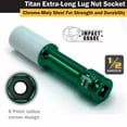 thumbnail image 3 of TITAN 1/2" DR X 22 MM XL LUG NUT SOCKET, 3 of 4