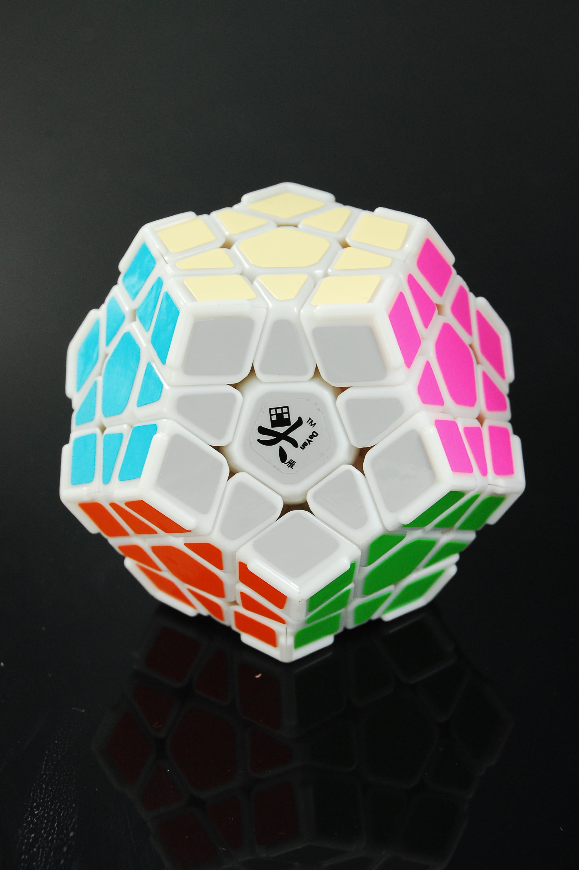 Dayan Megaminx Dodecahedron Gegaminx Twist Puzzle Rubi Magic Cube Gray Fancy Toy 