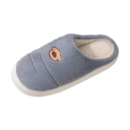 

Winter Savings Holiday Deals 2025! Bovxnpu Mens Slippers Fleece Slippers for Men Wide Width Man s Casual Warm Shoes with Round Head for Home Wear Cotton Shoes for Outdoor Wear Men 40