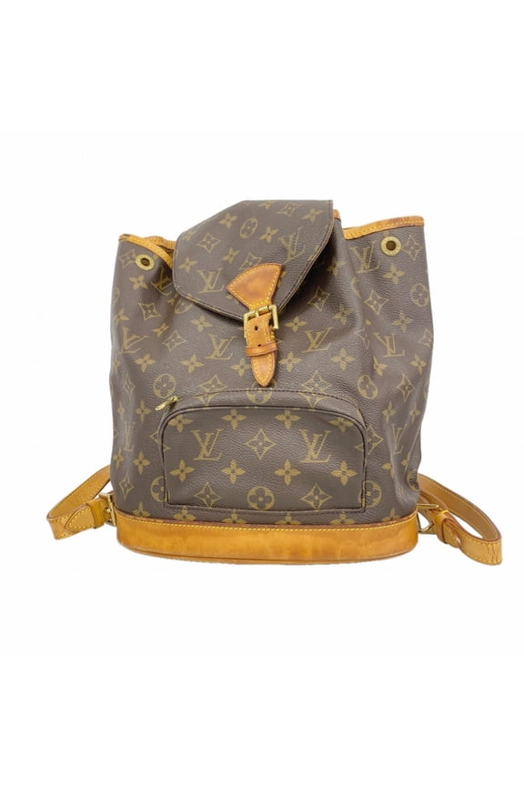 Pre-Owned Louis Vuitton Monogram Montsouris MM Backpack (M51136) Brown - Women's