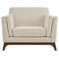 thumbnail image 3 of Allora Mid Century Modern Accent Chair in Beige, 3 of 5