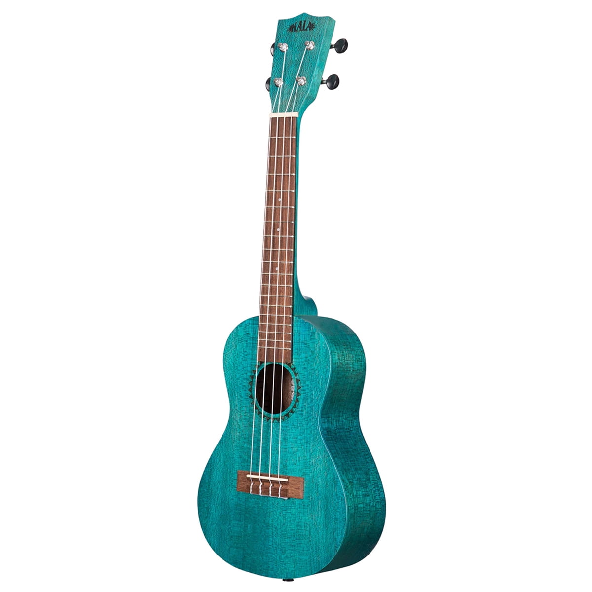 Kala Brand Music Co. Watercolor Meranti Collection, 4-String Ukulele, Right, Blue, Concert (KA-MRT-BLU-C)