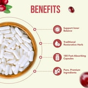 Healthy Way High Strength Berberine Supplement for Heart Health, 500mg, 180 Capsules