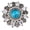 NSKZ1005, variant on Classic Crystal Flower Charm Snap Button Fit 18mm Snap Jewelry Making DIY-NSKZ992