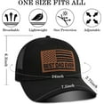thumbnail image 4 of Best Dad Ever American Flag Dad Hat - Adjustable Cotton Baseball Cap for Father''s Day, Birthday Gifts from Daughter Son, 4 of 6