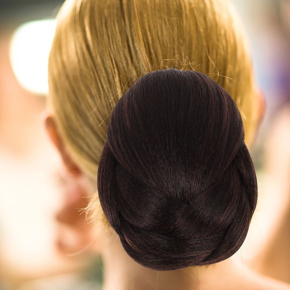 PAMINGONO Proms High Temperature Fiber Hair Extension Chignon Jaw Clip Bun Wig Hairpiece 1Pcs