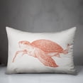 thumbnail image 3 of Creative Products Painted Sea Turtle Coral 14x20 Spun Poly Pillow, 3 of 3
