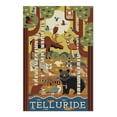 thumbnail image 2 of Telluride, Colorado, Forest Animals, Geometric (19x27 inches, Premium 500 Piece Jigsaw Puzzle for Adults and Family, Made in USA), 2 of 4