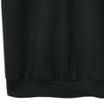 thumbnail image 5 of VISALY Hoodies Pullover Drawstring Sweatshirt Women's Sweatshirt Dress Knee Length Long Pullover Tops Fall Winter Sweater Oversized Sweatshirt Pullover Sweatshirt Basic Tops Black L, 5 of 7