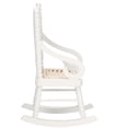thumbnail image 4 of Silla en Miniatura ANGGREK Mecedora en Miniatura Asiento de Cuerda Tejida Color Blanco, 4 of 8
