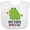 AA-White, variant on Inktastic My Papa Loves Me Boys Frog Boys Baby Bib