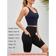 thumbnail image 4 of As Rose Rich Biker Shorts for Women High Waist Workout Shorts with 3 Pockets, S, 4 of 9