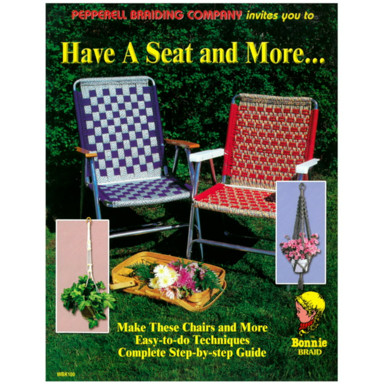 Hang It Up & Have A Seat DIY Crafting Weaving Knotting Macram Books - 1 and 2 Packs