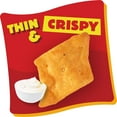 thumbnail image 4 of Cheez-It Snap'd Cheddar Sour Cream Onion Cheese Cracker Chips, Thin Crisps, 12 Count, 4 of 11