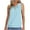 Blue, variant on Otntypg Womens Eyelet Tank Tops Casual Sleeveless Keyhole V Neck Tank Tops Summer Cutout Tops for Women 2025 Eyelet Embroidered Loose Fit T-Shirts Blue XXL