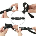 thumbnail image 4 of Plastic Quick Release Buckle, 2 Pack Plastic Quick Side Release Clips with 4 Pack Tri-Glide Slide Black 2", 4 of 6
