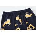 thumbnail image 6 of FEDPOP Boys Digger Graphic Cotton Pajamas 2-Piece Long Sleeve Kids Sleepwear Pjs Set Size 7T, 6 of 7