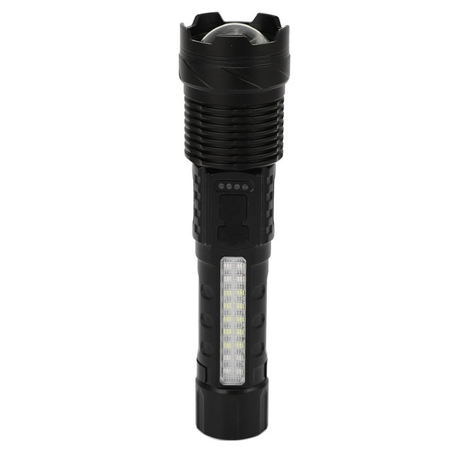 Linterna Láser Blanca LED, IPX4 800LM Linterna Para Exteriores Práctica aleación De Aluminio Recargable Por USB Con Luz De Trabajo COB Para Acampar