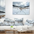 thumbnail image 3 of Designart Snow Mountains in Kosciuszko Park - Landscape Printed Throw Pillow - 18x18, 3 of 4