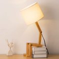 thumbnail image 1 of Cute Desk Lamp - Creative Table Lamp with Wood Base Changeable Shape Desk Lamp for Bedroom, Study, Office, Kids Room, 1 of 8