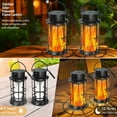 thumbnail image 3 of BinKFF Solar Lanterns Outdoor Lights, Upgraded Flickering Flames Hanging Solar Lights for Outside, Solar Powered Lantern Waterproof, Lanterns Decorative for Yard Patio Garden Decor, 3 of 8