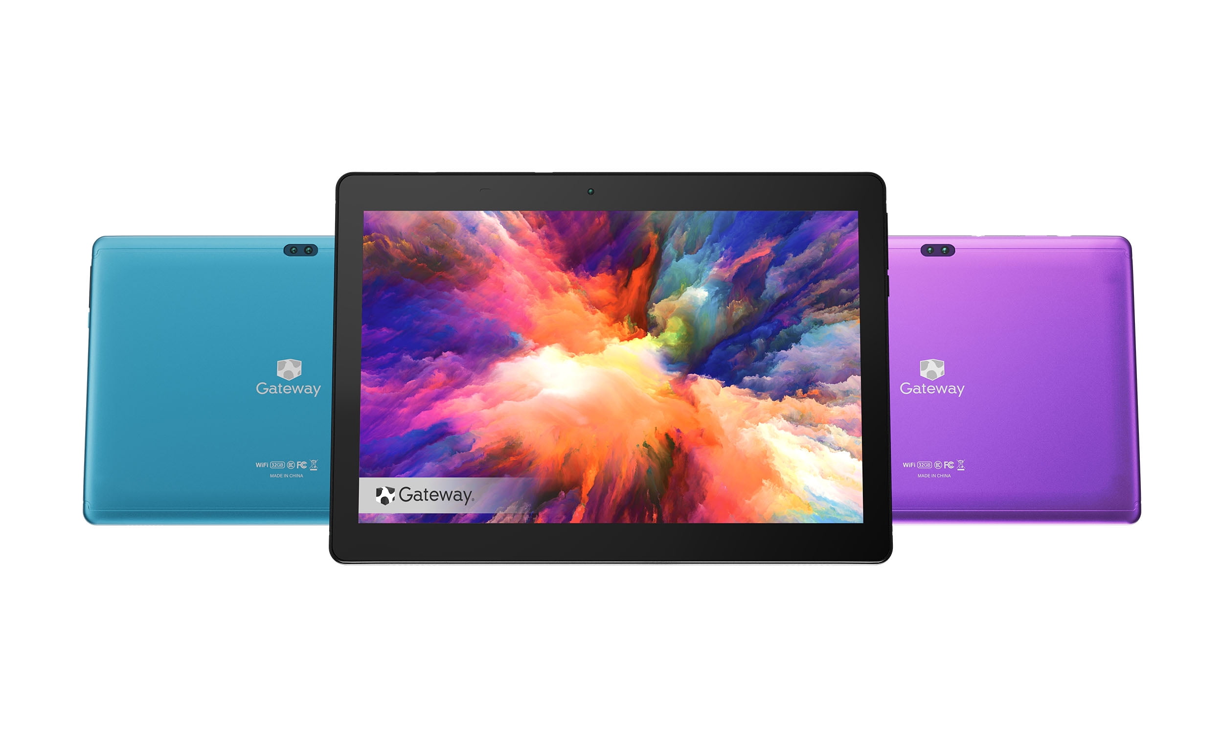 Gateway 10.1" Android Tablet, HD, Quad Core Processor, 2GB Memory, 32GB Storage, 2.0 MP Front Camera, 5.0 MP Rear Camera, Android 11 Go Edition, Blue