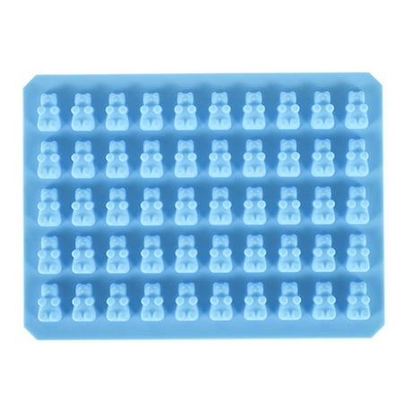 

GYMNASTIKA Candy Mold Gummy Bear Candy Mold Kit Chocolate Bakeware DIY Decor Tool 50 Cavities