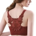 thumbnail image 4 of YHAJDS Women Large Size Bras,Bras for Women Front Closure Backless Bras Thin Style Bras with Rose Soft Comfortable Bras Suitable for Daily Wear and Special, 4 of 4