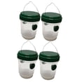 thumbnail image 2 of 4 trampas para avispas colgantes para exteriores, reutilizables, eficaces para granjas y moscas. Verde, 2 of 9