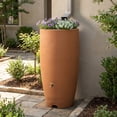 thumbnail image 2 of Algreen Athena Rain Barrel, 80 Gallon, Terracotta Resin, 2 of 8