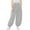 Grey, variant on SonxaHe Girl's Pants Elastic Waist Wide Leg Jogger Sweatpants Child Soft Cozy Sports Breathable Trousers Black,Sized 1-2