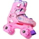 thumbnail image 2 of Patines de 4 Ruedas Little monkey Ajustable Niño Niña Rueda Led Talla S Rosa, 2 of 4