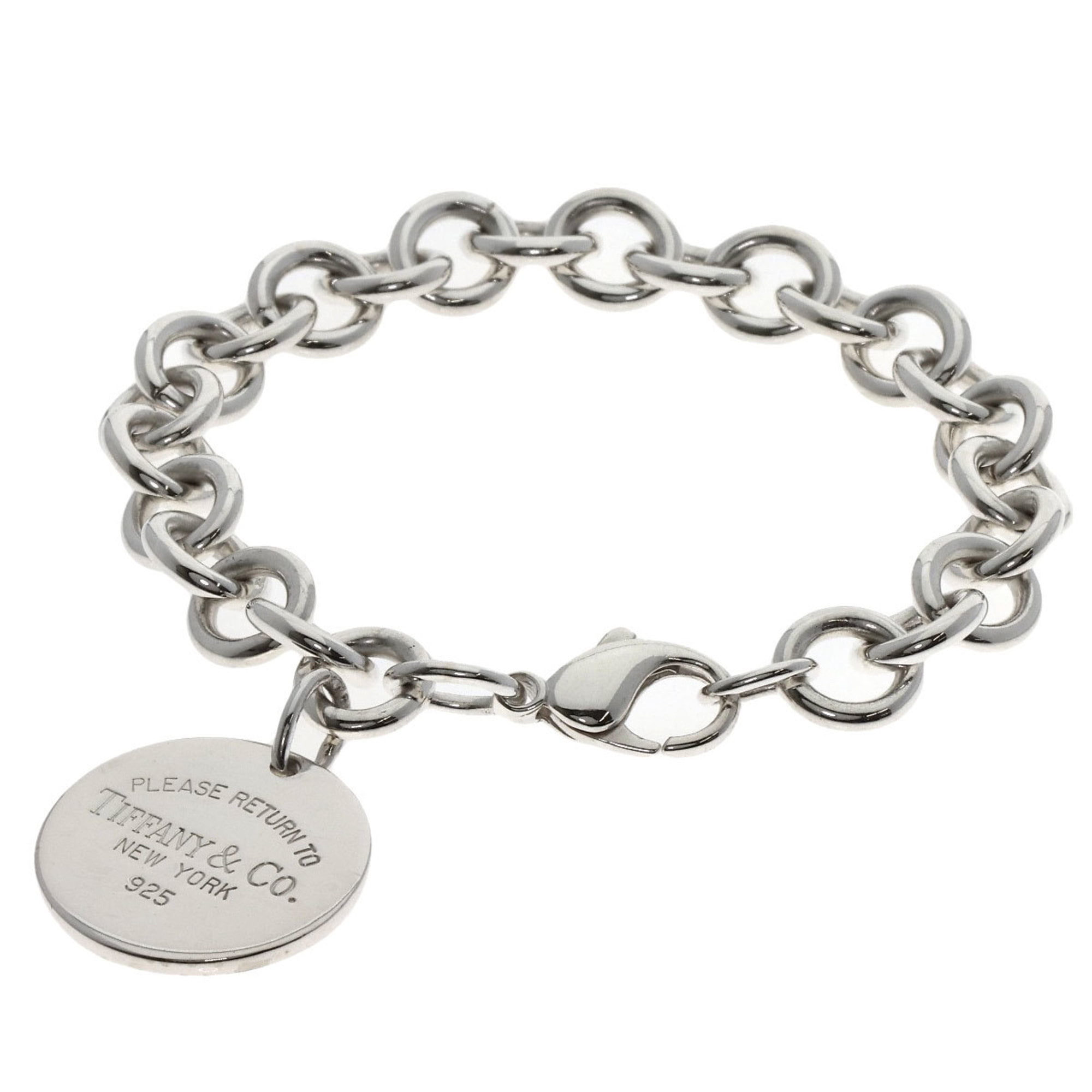 Pre-Owned Tiffany Return to Round Bracelet in Silver for Women, TIFFANY & Co. (Good)