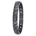thumbnail image 1 of de Tobillera con Cierre Magnético para Hombre, Negro Sunnimix Pulsera de acero inoxidable, 1 of 8