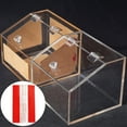 thumbnail image 4 of 1/5 Pcs Acrylic Clear Hinges Self-Adhesive Folding Hinges Simple Installation Cabinet Drawer Replacement Hinges Hardware Tools, 4 of 8