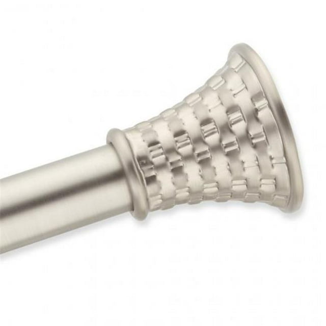 Élégant Home Fashions RO30055 Tige de Douche Décorative Tissée - Brosse Nickel