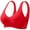 Red, variant on Ltctricy Wireless Bras for Women Comfortable Seamless Full Coverage Push up Bralettes Soft Support T Shirt Bras