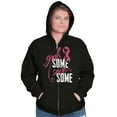 thumbnail image 5 of Grab Save Some Breast Cancer Zip Hoodie Sweatshirt Women Brisco Brands S, 5 of 6