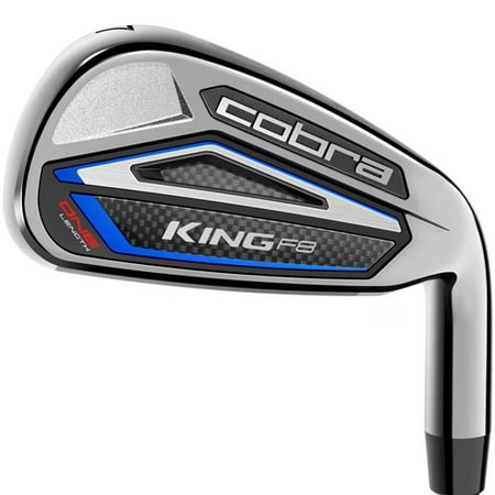 Cobra King F8 Men's One Length Golf Iron Set (5-GW, Graphite Shaft, Stiff Flex, Right