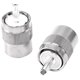 thumbnail image 5 of 10 Piezas Conector UHF Macho PL259 Enchufe Soldadura RG58 RG142 LMR195 RG400 Cable Plata, 5 of 5