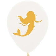 50 Mermaid Clear Balloons 11"