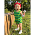 thumbnail image 3 of RUINIXCW Toddler Baby Boy Girl Halloween Caterpillar Costume Newborn Infant Baby Boy Fall Winter Clothes Sleeveless Striped Tank Top Shorts Hat Set, 3 of 9