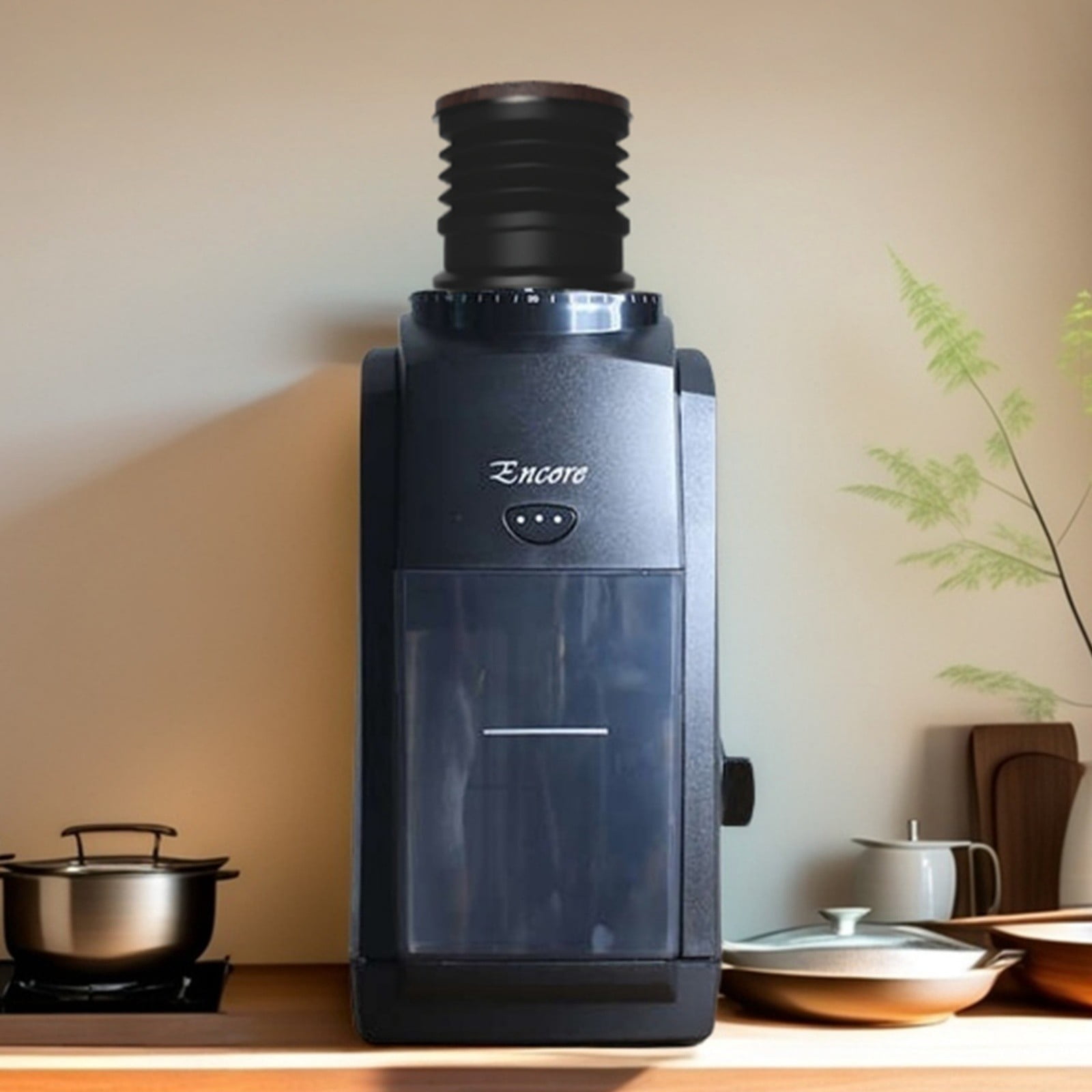 Single Dose Hopper with Bellows Lid Compatible with Baratza Encore Virtuoso Coffee Grinder