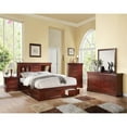 thumbnail image 3 of ACME Louis Philippe III Queen Bed in Cherry, 3 of 3