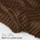 thumbnail image 3 of Ropa de cama Blanket Utopia con forma de gofre, 100% algodón, 300 g/m², color marrón, 3 of 8