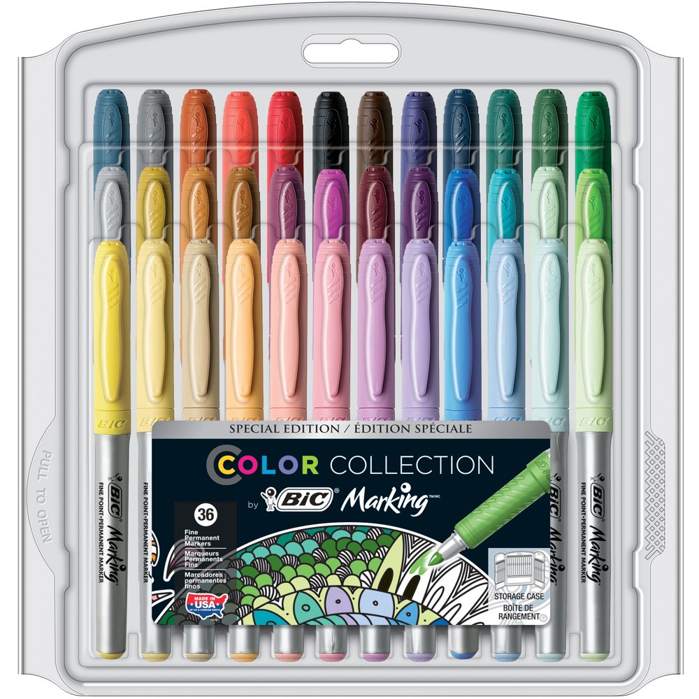 BIC Marking Color Collection Permanent Marker, Special Edition, Fine