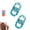 Crystal Blue, variant on Wrongduck Magnetic Hair Clips 2 Pack Strong Hold No Slip Seamless Hair Styling Clips Lightweight Magnetic Hair Accessories for Everyday Hairstyles