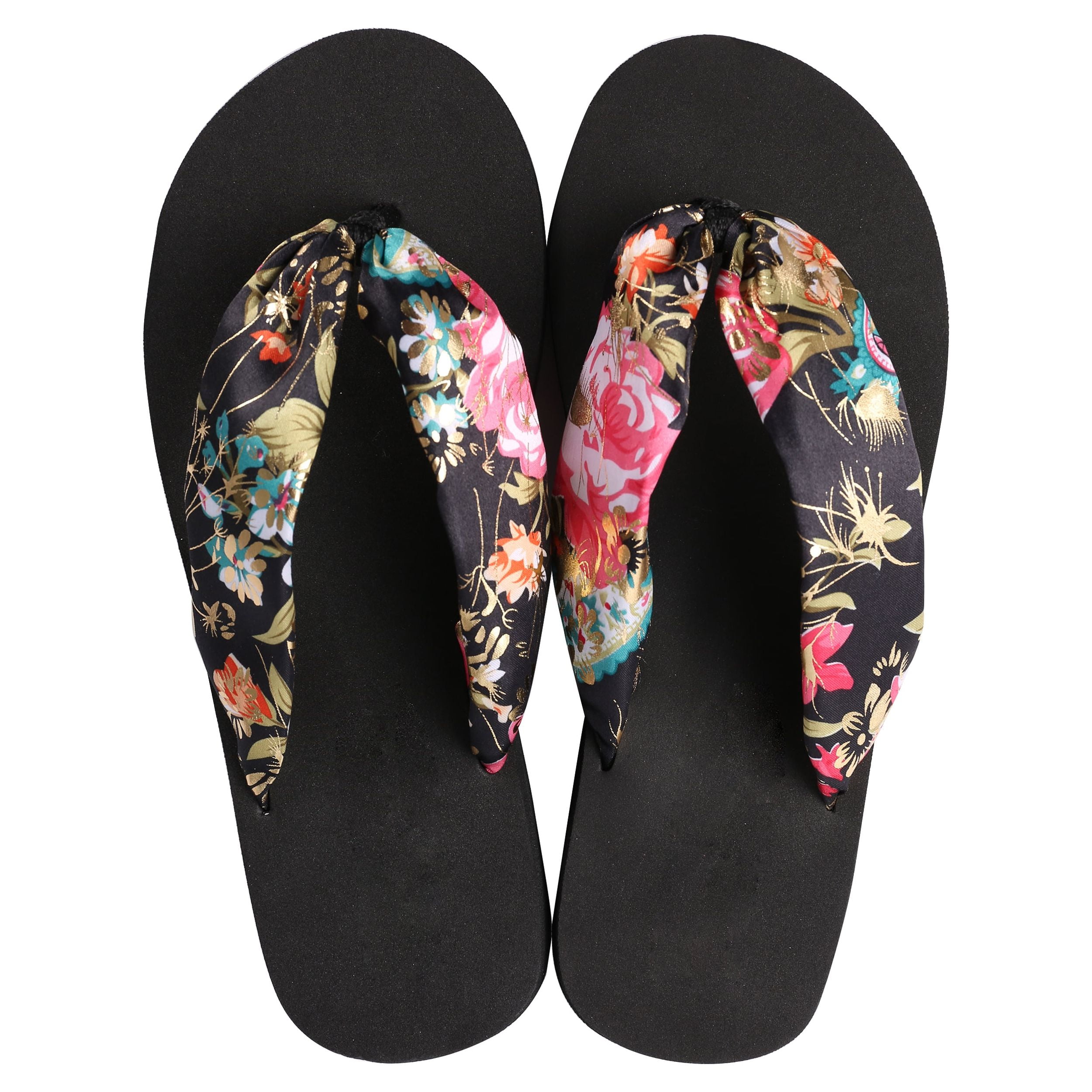 AERUSI Saki Floral Sandal Flip Flops