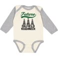 thumbnail image 3 of Inktastic Future Oilfield Roughneck Boys or Girls Long Sleeve Baby Bodysuit, 3 of 5