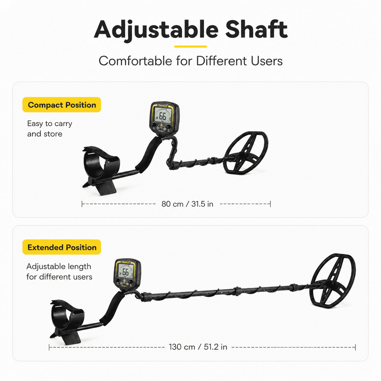 Professional Underwater Metal Detector, 100FT Waterproof Pinpointer with Pulse Induction Technology, High Sensitivity Gold Finder for Diving, Beach & Treasure Hunting